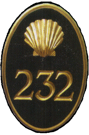 232 Carved Oval Sign